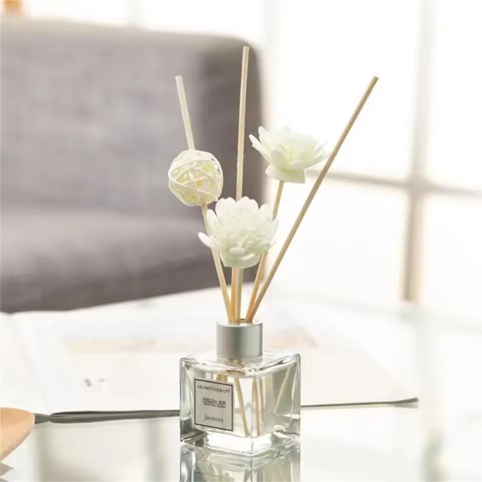 Home Fragrance Rose - Kersenbloesem Rose Geur Vuurloze Aromatherapie Kamerdecoratie