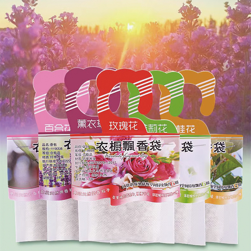 Home Fragrance Rose - 5 stks Garderobe Geur Zakjes Geur