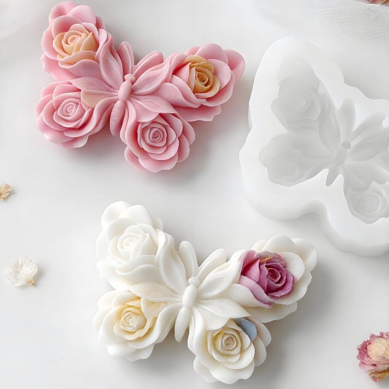 Home Fragrance Rose - DIY Rose Butterfly Form siliconen mal