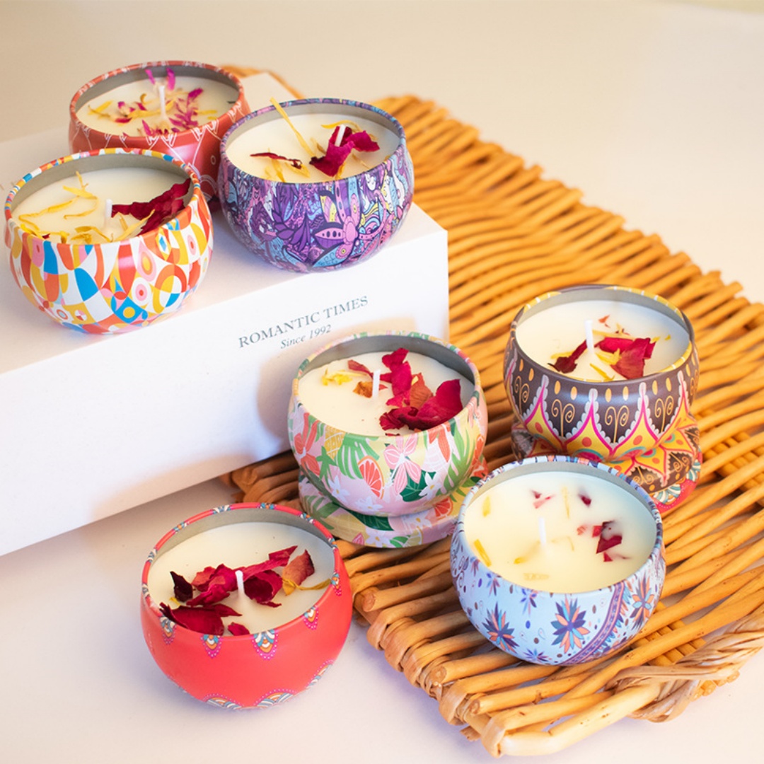 Home Fragrance Rose - Roosvormige kaarsen, romantische sfeer, decoraties, geurkaarsen,