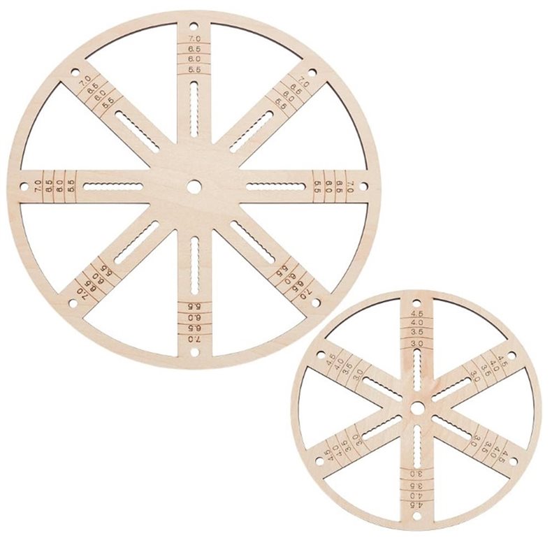 Wooden Wick Candle - ABUI-Wick Holders 2-delige set voor het