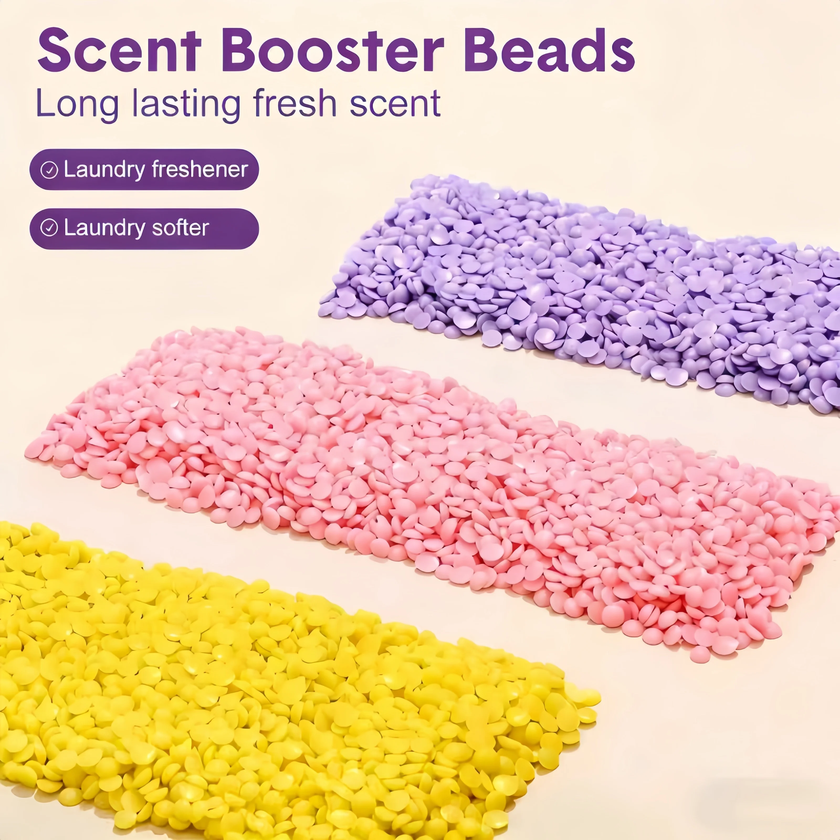 Scent Booster Bead - Wasparfumkorrels, nettogewicht 800g per fles, met