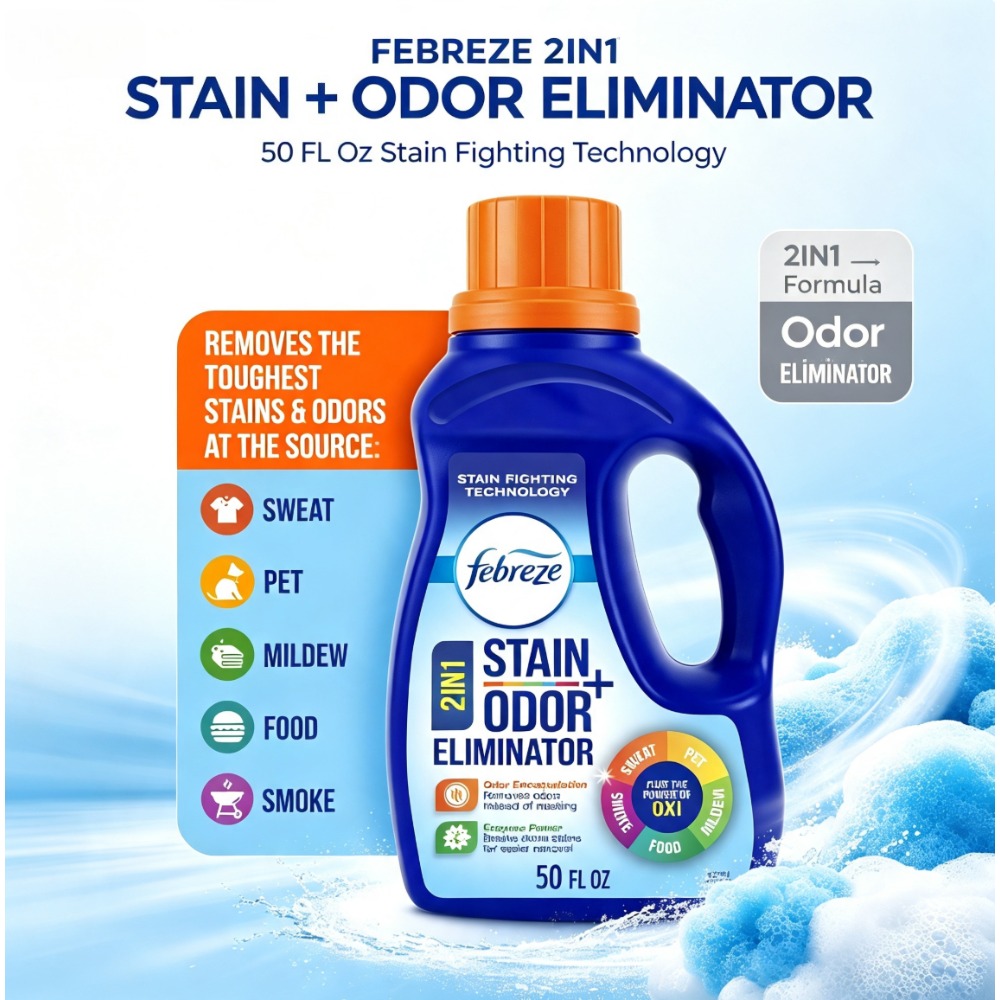 Scent Booster Bead - Febreze + Oxi In-Wash Wasmiddel Geurversterker