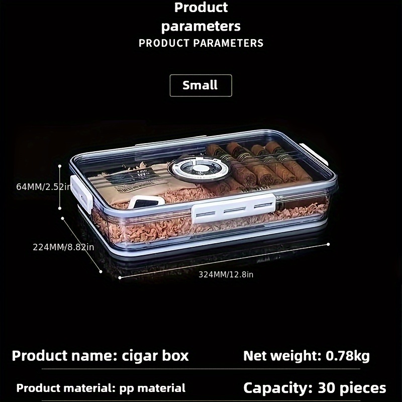 Cigaren humidor met transparan - Home Fragrance Maple Walnut recensie en prijs