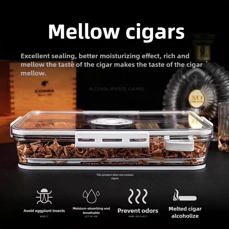 Cigaren humidor met transparan - Home Fragrance Maple Walnut recensie en prijs