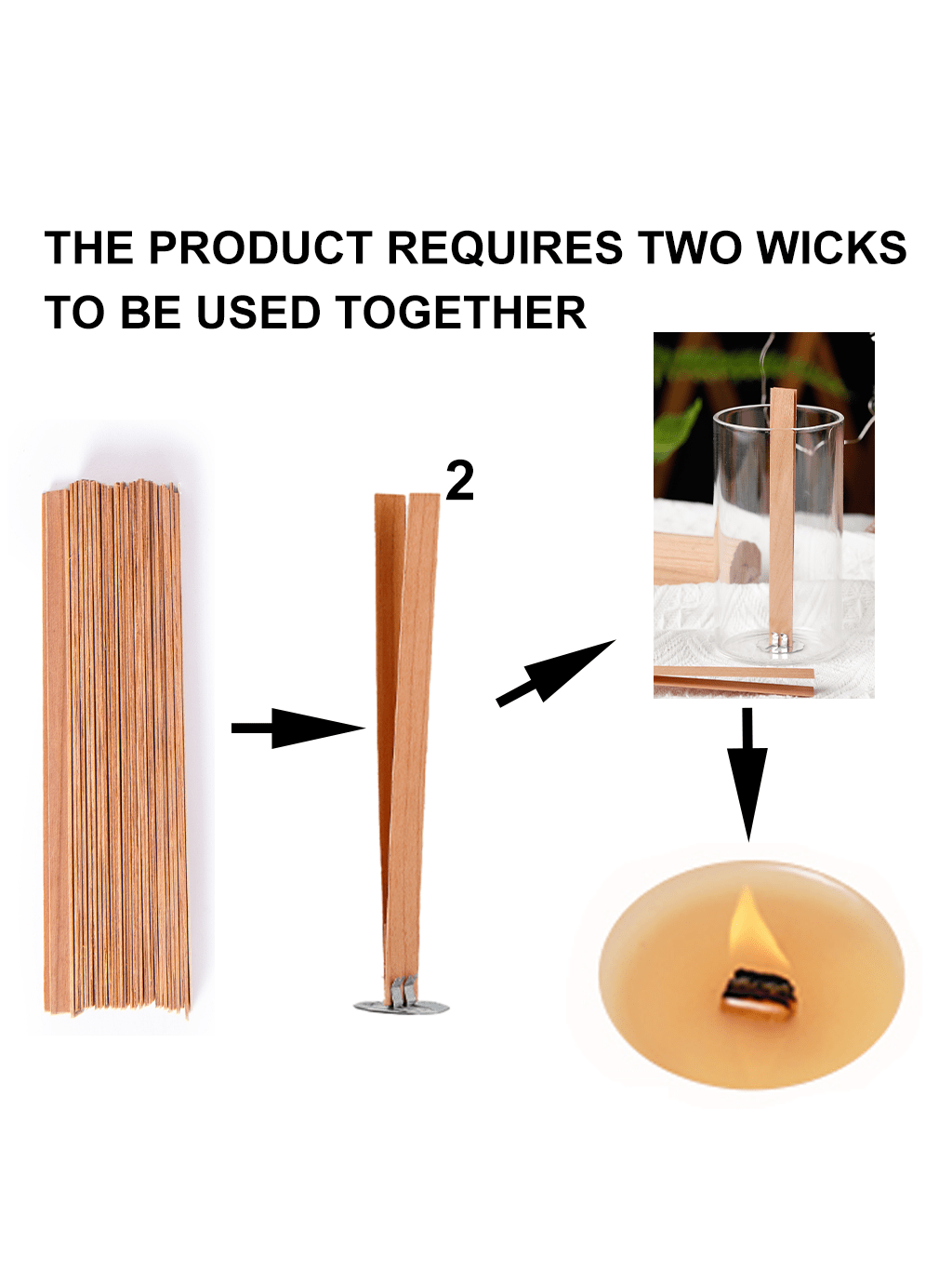 40 stuks rookloze kersenhouten - Wooden Wick Candle recensie en prijs