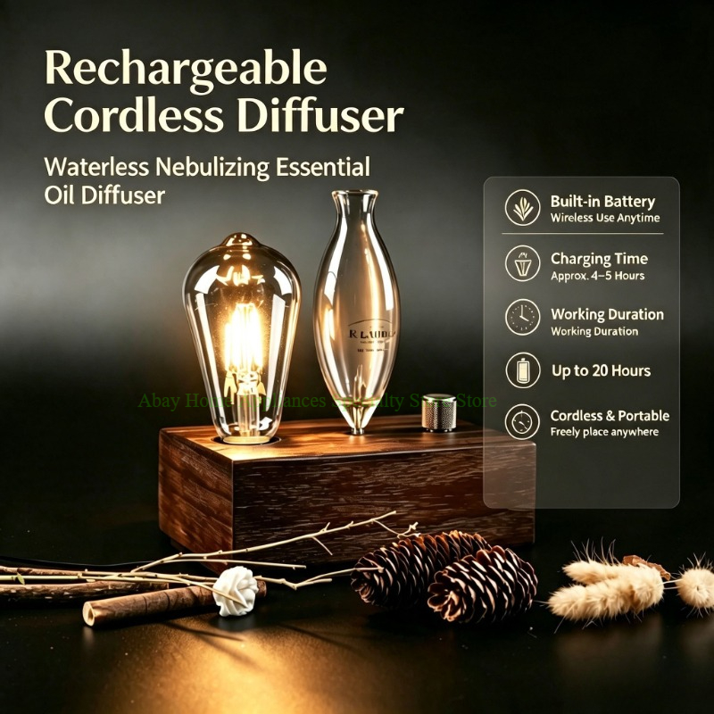 Oplaadbare Waterloze Vernevele - Home Fragrance Essential Oils recensie en prijs
