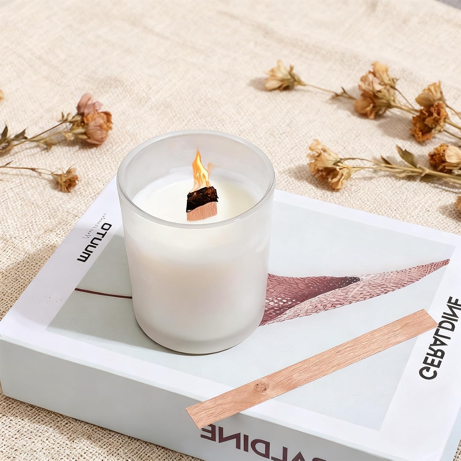 60 stuks houten lonten voor he - Wooden Wick Candle recensie en prijs