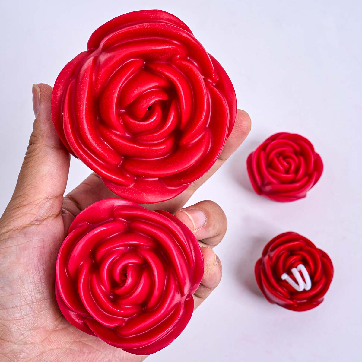 3D Bloemvorm Siliconen Kaars S - Home Fragrance Rose recensie en prijs
