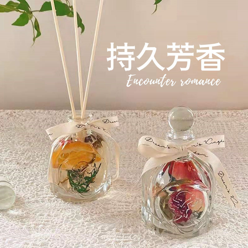 Vintage gedroogde rozen rietdi - Home Fragrance Rose recensie en prijs