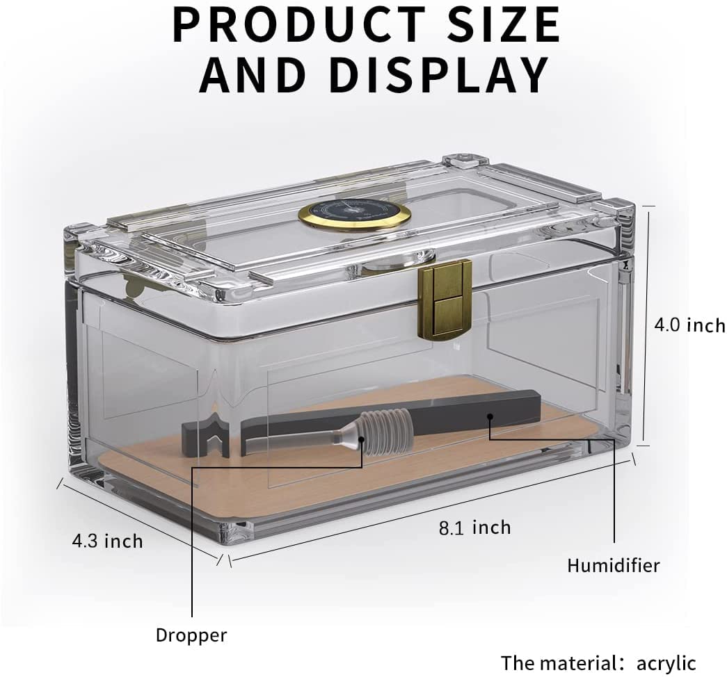 Acryl Sigaar Humidor Met Ceder - Home Fragrance Maple Walnut recensie en prijs